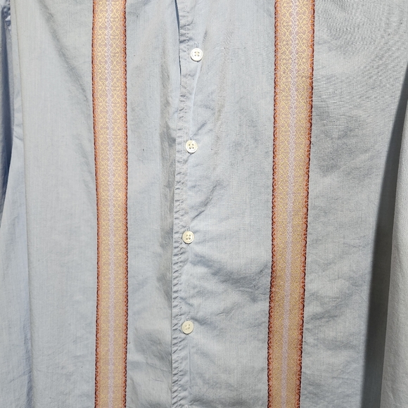 Banana Republic Retro Bowling Short Sleeve Button Up Shirt Men's Size Medium - Picture 7 of 11